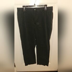 Polo Ralph Lauren Men’s Ethan Pants - Black Pleat Front Chinos, Size 34x30